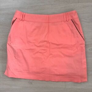 Sport Haley Women's Golf Skort Sz 10 Coral Peach Stretch Skirt